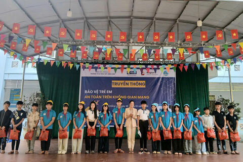 SỰ KIỆN TRUYỀN THÔNG DO TRẺ EM DẪN DẮT CHỦ ĐỀ: “BẢO VỆ TRẺ EM AN TOÀN TRÊN KHÔNG GIAN MẠNG” TẠI TRƯỜNG TH & THCS SỐ 1 BẢN LANG.