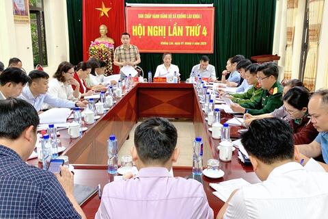 HỘI NGHỊ LẦN THỨ 4, BCH ĐẢNG BỘ XÃ KHỔNG LÀO KHÓA I, NHIỆM KỲ 2025-2030