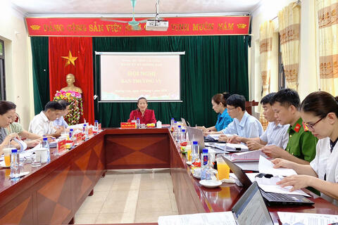 HỘI NGHỊ BAN THƯỜNG VỤ ĐẢNG ỦY XÃ KHỔNG LÀO