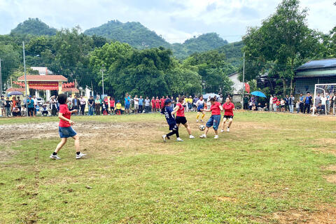 24 ĐỘI BÓNG TRANH TÀI Ở MÔN BÓNG ĐÁ 7 NGƯỜI ĐẠI HỘI THỂ DỤC THỂ THAO XÃ KHỔNG LÀO LẦN THỨ I, NĂM 2026