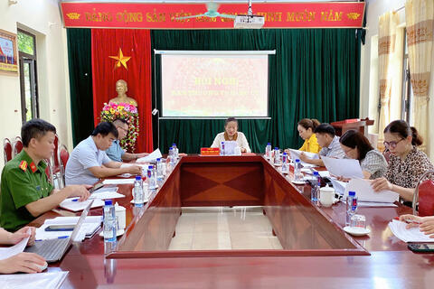 HỘI NGHỊ BAN THƯỜNG VỤ ĐẢNG ỦY XÃ KHỔNG LÀO