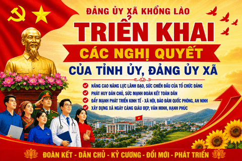 TUYÊN TRUYỀN TRIỂN KHAI CÁC NGHỊ QUYẾT CỦA TỈNH ỦY, ĐẢNG ỦY XÃ