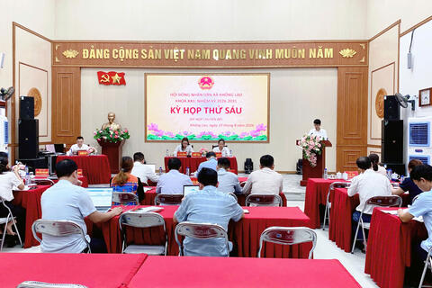 KỲ HỌP THỨ SÁU HĐND XÃ KHỔNG LÀO KHÓA XXII, NHIỆM KỲ 2026 - 2031
