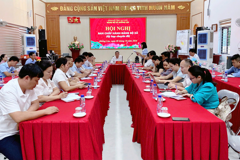 HỘI NGHỊ BAN CHẤP HÀNH ĐẢNG BỘ XÃ KHỔNG LÀO (KỲ HỌP CHUYÊN ĐỀ)