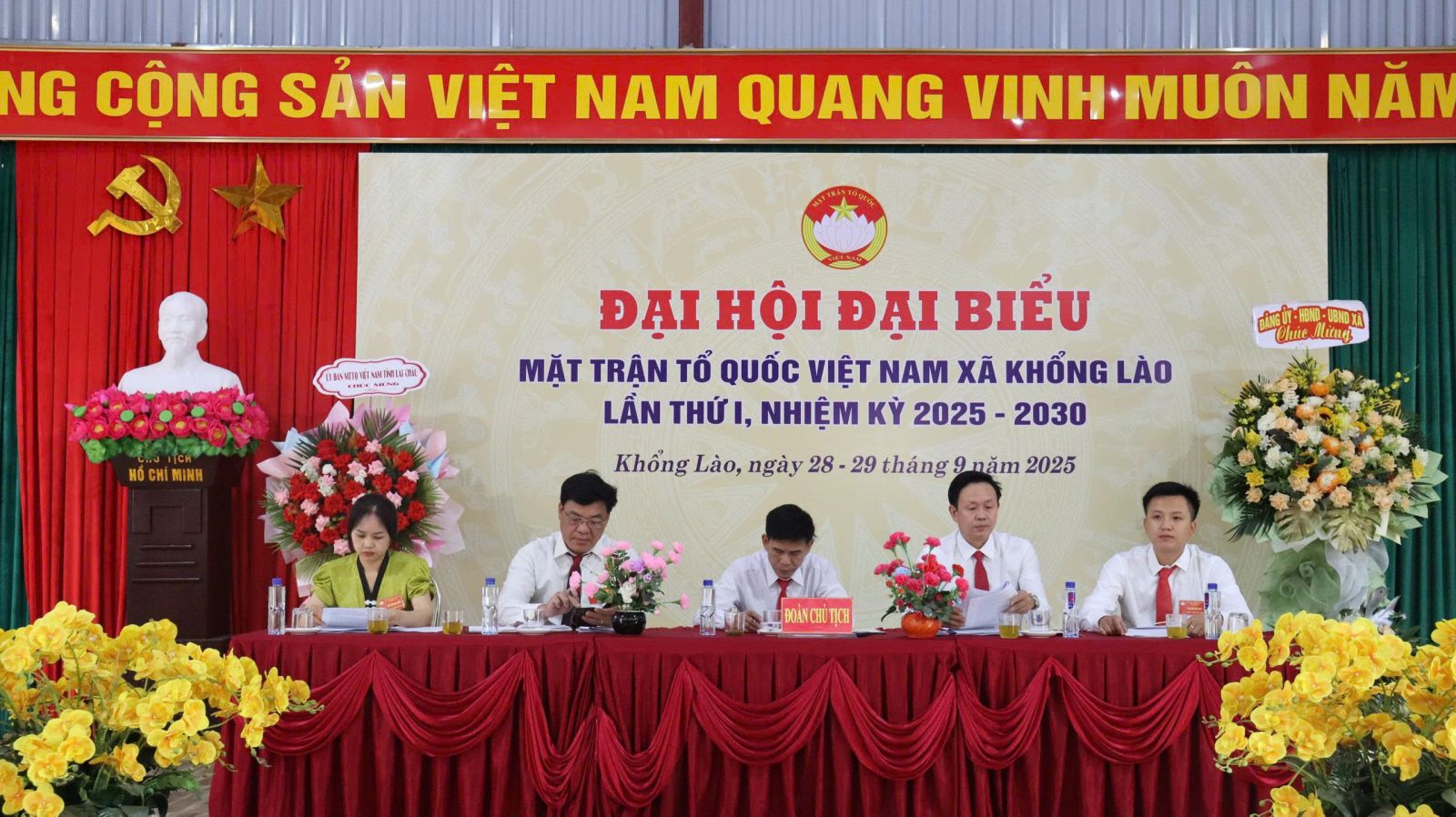 Đại hội đại biểu MTTQ Việt Nam xã  Khổng Lào lần thứ I, nhiệm kỳ 2025-2030.